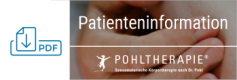Patientenbroschüre der Pohltherapie als kostenlosen Download (PDF)